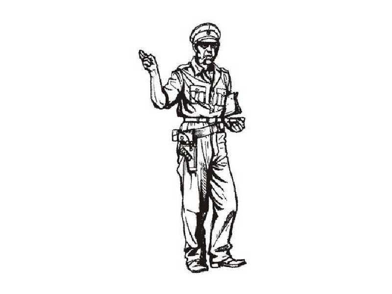 British WW II Officer from India (1 figure) 1/35 - zdjęcie 1 British WW II Officer from India (1 figure) 1/35 - zdjęcie 1