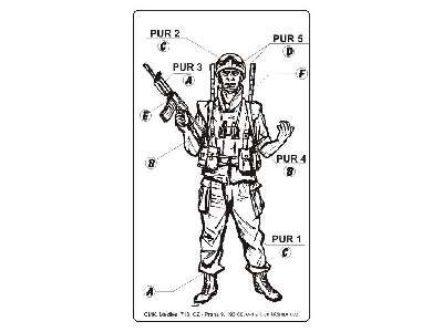 Israeli soldier with mine thrower ammo, Lebanon 2006 (1 pc) 1/35 - zdjęcie 3