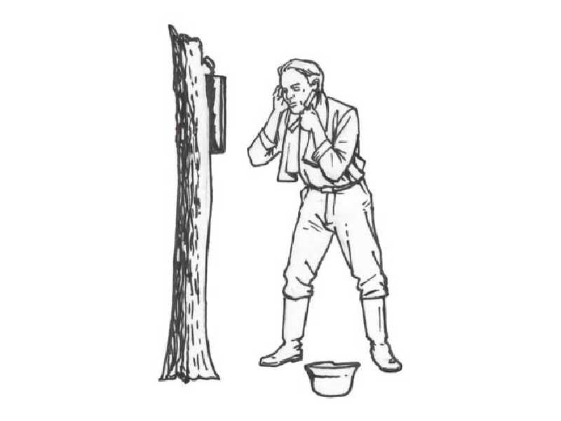 Wehrmacht Soldier Shaving 1/35 (1 fig.) - zdjęcie 1 Wehrmacht Soldier Shaving 1/35 (1 fig.) - zdjęcie 1