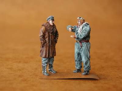 German Pilot + Officer W I (2 fig.) - zdjęcie 1