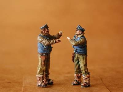 Russian Pilots - winter WW II (2 fig.) - zdjęcie 1