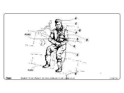 RAF Aces O. Smik (1 fig. for Spitfire Mk.IX) - zdjęcie 3