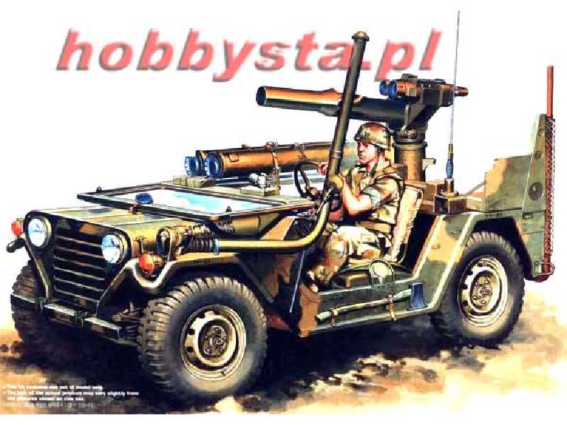 Ford M151A2 Tow Missile Launcher z wyrzutnią rakiet - zdjęcie 1 Ford M151A2 Tow Missile Launcher z wyrzutnią rakiet - zdjęcie 1
