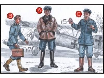 Richthoffen Flying Circus WW I (3 fig.) - zdjęcie 1