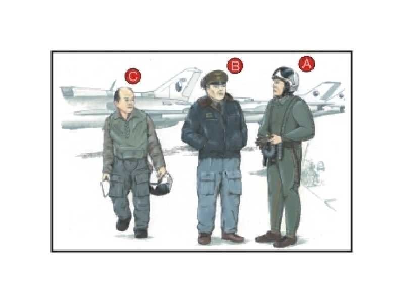 Warsaw Pact Pilots (3 fig.) - zdjęcie 1