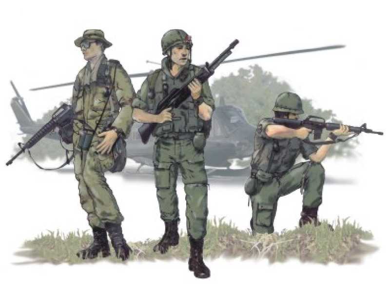 US Airborne Vietnam war (3 fig.) - zdjęcie 1