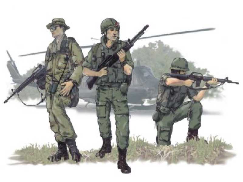US Airborne Vietnam war (3 fig.) - zdjęcie 1 US Airborne Vietnam war (3 fig.) - zdjęcie 1