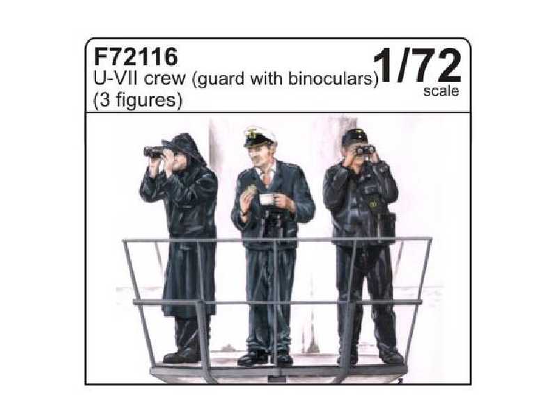 U-VII crew (guard with binoculars) (3 fig.) - zdjęcie 1 U-VII crew (guard with binoculars) (3 fig.) - zdjęcie 1
