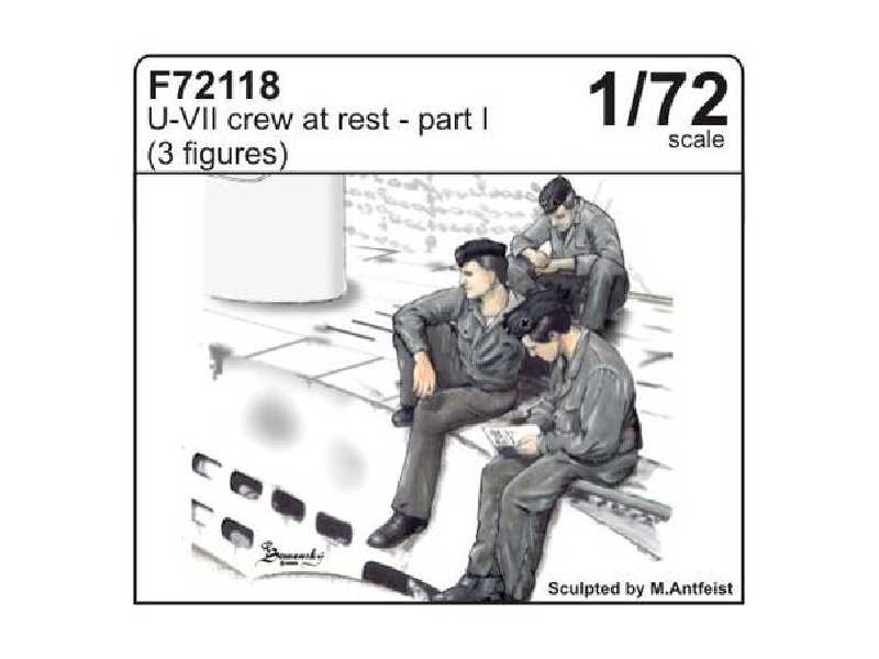U-VII crew at rest part I (3 fig.) - zdjęcie 1