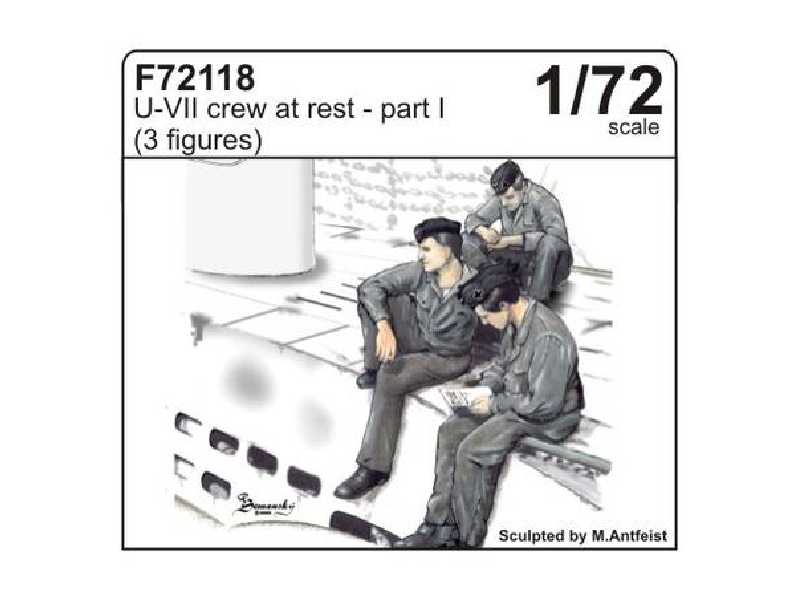 U-VII crew at rest part I (3 fig.) - zdjęcie 1 U-VII crew at rest part I (3 fig.) - zdjęcie 1