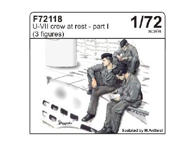 U-VII crew at rest part I (3 fig.) - zdjęcie 2