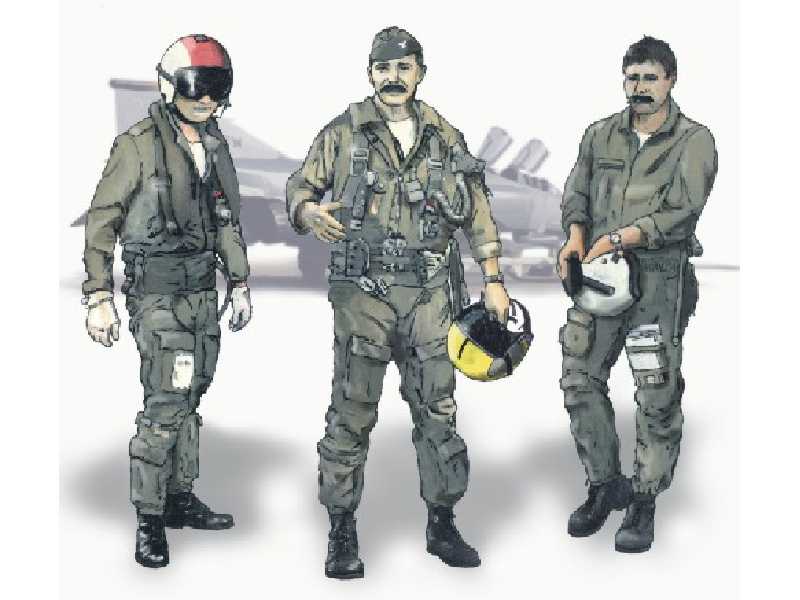 US pilot Vietnam war (3 fig) - zdjęcie 1 US pilot Vietnam war (3 fig) - zdjęcie 1