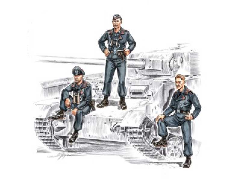 German tankers WW II (3 fig.) - zdjęcie 1