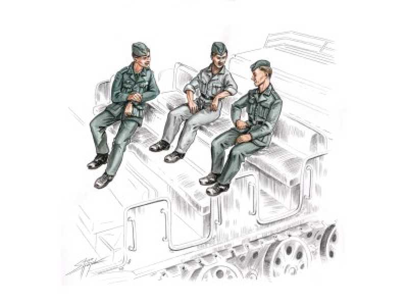 German soldiers for FAMO (3 fig.) - zdjęcie 1