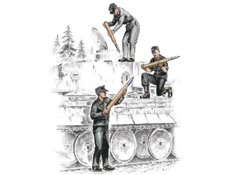 German armourers for Tiger I (3 fig.) - zdjęcie 1 German armourers for Tiger I (3 fig.) - zdjęcie 1