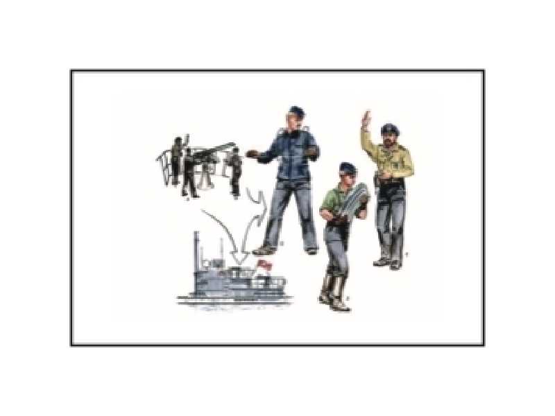U-VII Atlantic ver. Gun-Crew for 2cm Flak (single or twins) 3 fi - zdjęcie 1 U-VII Atlantic ver. Gun-Crew for 2cm Flak (single or twins) 3 fi - zdjęcie 1