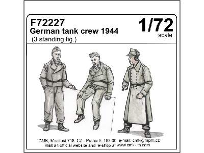 German tank crew 1944 (3 standing figures)1/72 - zdjęcie 1