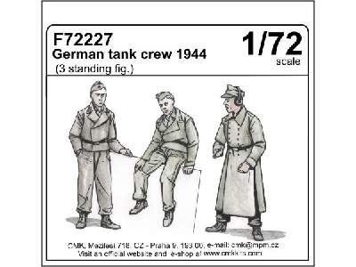 German tank crew 1944 (3 standing figures)1/72 - zdjęcie 2