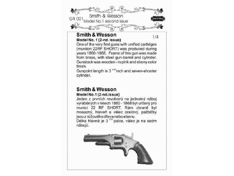 SMITH & WESSON model No.1 second issue - zdjęcie 1 SMITH & WESSON model No.1 second issue - zdjęcie 1