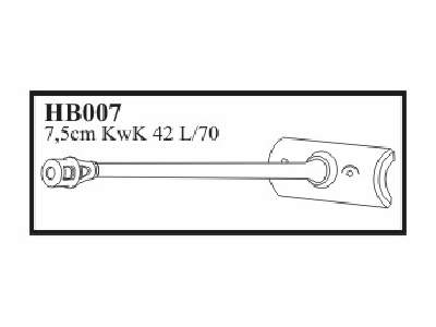 7,5 cm KwK 42 L/70 with early mantlet & muzzle. Gun for PzKpfw V - zdjęcie 1