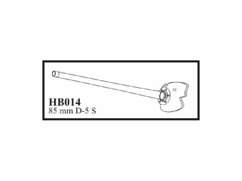 85mm D-5 S with mantlet Gun for SU-85 - zdjęcie 1 85mm D-5 S with mantlet Gun for SU-85 - zdjęcie 1