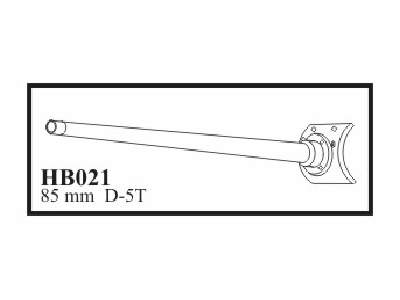 85mm D-5 T with mantlet. Gun for IS - 1 - zdjęcie 1