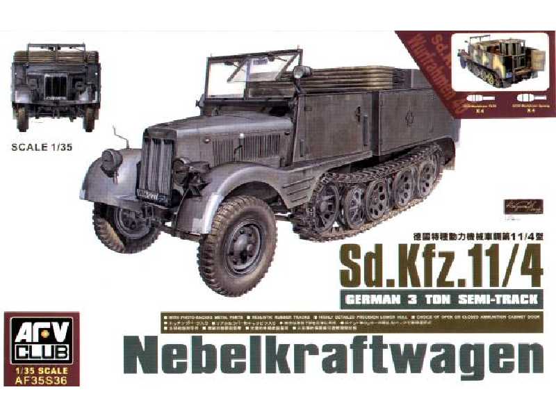 Sd. Kfz 11/4 3 Ton Semi-Track Nebelkraftwagen - zdjęcie 1