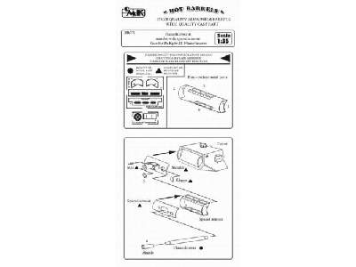 Flamethrower (with spaced armour) mantlet.Gun for Pz.kpfw. III - zdjęcie 1