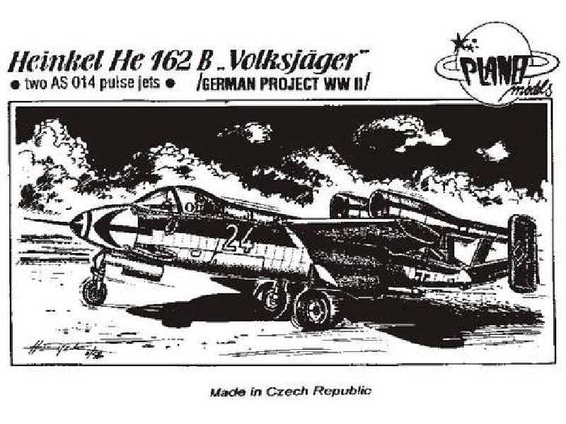Heinkel He 162B Volksjager (two As 014 pulse jets) - zdjęcie 1 Heinkel He 162B Volksjager (two As 014 pulse jets) - zdjęcie 1
