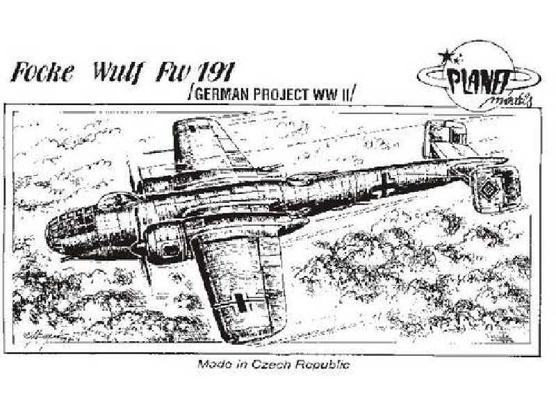 Focke-Wulf Fw 191 - zdjęcie 1 Focke-Wulf Fw 191 - zdjęcie 1