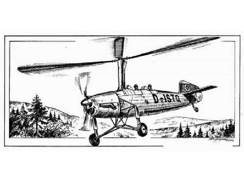 Focke Wulf Fw 186 Autogiro - zdjęcie 1 Focke Wulf Fw 186 Autogiro - zdjęcie 1