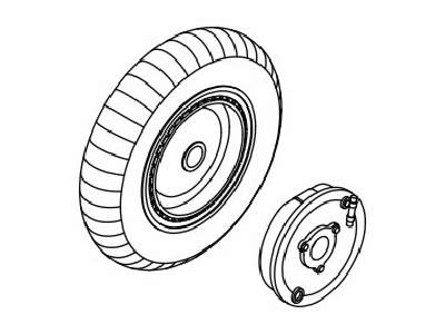 Bf 109E  wheels for 1/32 Hasegawa/ Eduard kit - zdjęcie 1