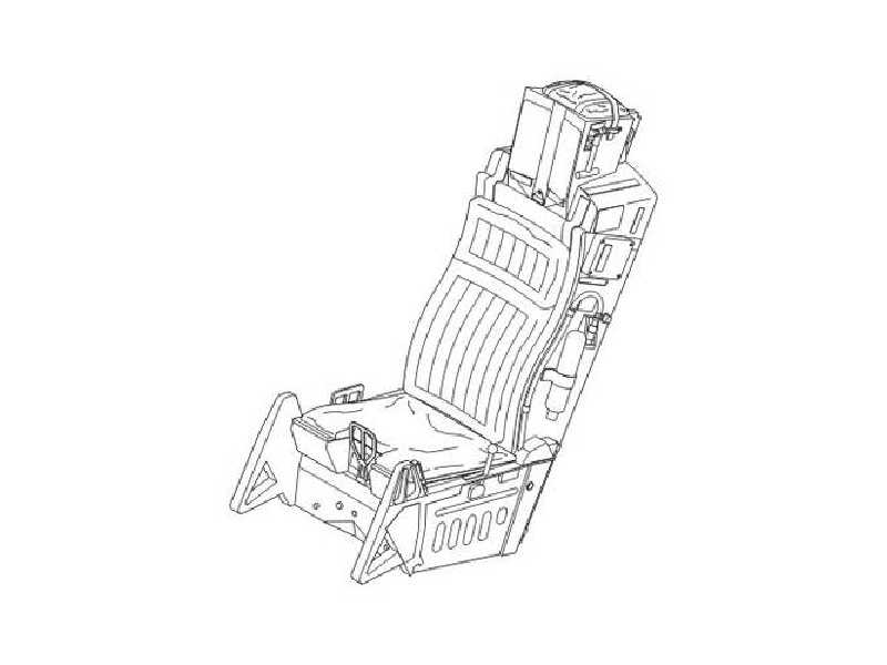 F-16C Ejection seat (ACES II)  for Tamiya / Academy kit - zdjęcie 1