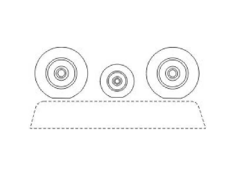 MiG-15 - Wheels for Tamiya/Trumpeter kit (master by Hi-Kit) - zdjęcie 1 MiG-15 - Wheels for Tamiya/Trumpeter kit (master by Hi-Kit) - zdjęcie 1