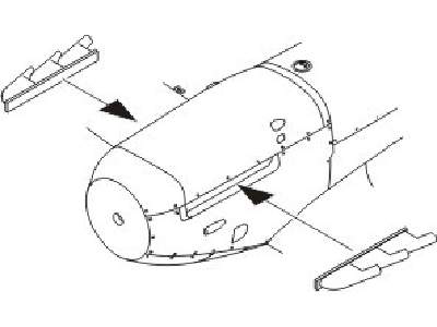 Spitfire Mk.I/early Mk.V exhaust stubs - for Tamiya kit - zdjęcie 1