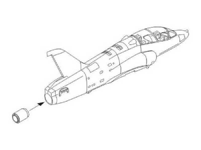 Hawk T.Mk.I - Exhaust nozzle for Airfix / Italeri kit - zdjęcie 1