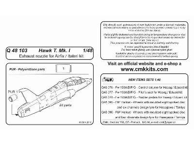 Hawk T.Mk.I - Exhaust nozzle for Airfix / Italeri kit - zdjęcie 2