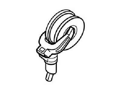 Mosquito  Tail wheel strut (including wheel) 1/48 for Tamiya kit - zdjęcie 1