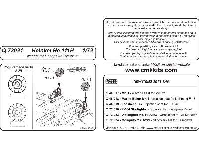 Heinkel He 111H wheels - zdjęcie 2