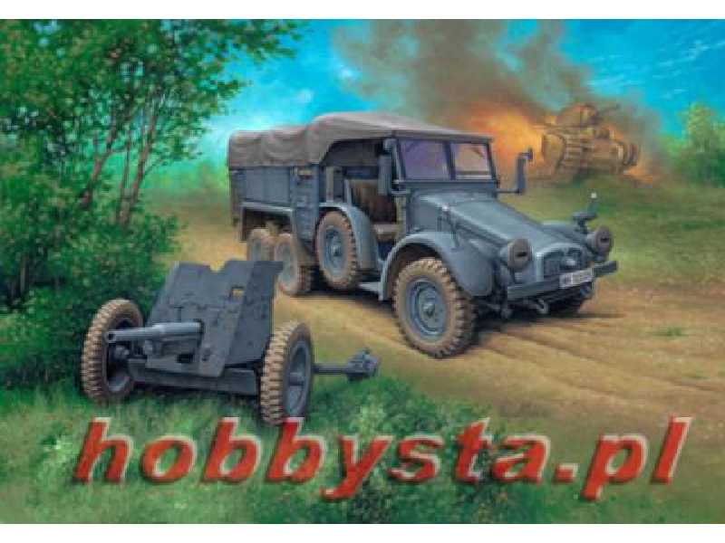 Krupp Protze (Kfz.70) & 3,7-cm-Pak - zdjęcie 1 Krupp Protze (Kfz.70) & 3,7-cm-Pak - zdjęcie 1
