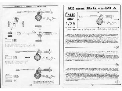 CS Recoiles Gun 82mm vz. 59 (Warsaw pact) - zdjęcie 3
