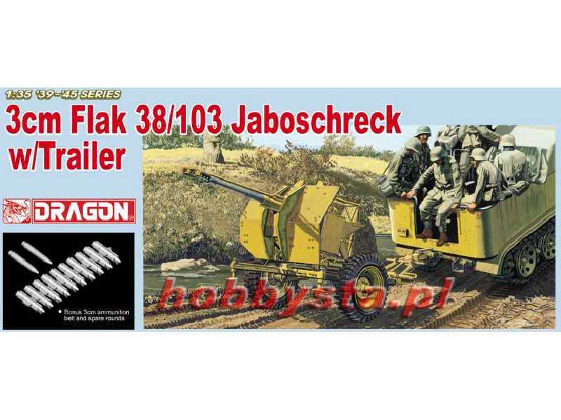 3cm Flak 38/103 Jaboschreck w/Trailer - zdjęcie 1 3cm Flak 38/103 Jaboschreck w/Trailer - zdjęcie 1