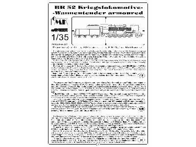 BR 52 Kriegslokomotive-Wannentender armoured - zdjęcie 2