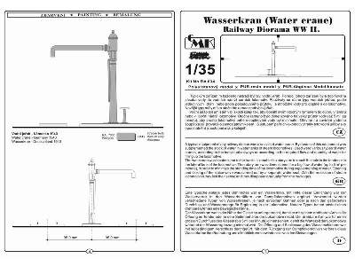 Wasserkran (Water Crane) WW II Railway Diorama - zdjęcie 2