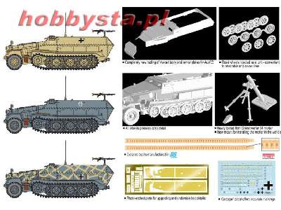 Sd.Kfz.251/2 Ausf.C Rivetted Version mit Granatwerfer - zdjęcie 2