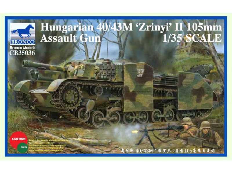 40/43M Zrinyi II 105mm węgierska samobieżna haubica szturmowa - zdjęcie 1 40/43M Zrinyi II 105mm węgierska samobieżna haubica szturmowa - zdjęcie 1