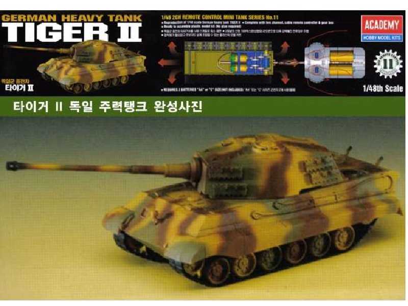 Tiger II - czołg niemiecki Tygrys 2 (motorized - 2 silniki) - zdjęcie 1 Tiger II - czołg niemiecki Tygrys 2 (motorized - 2 silniki) - zdjęcie 1