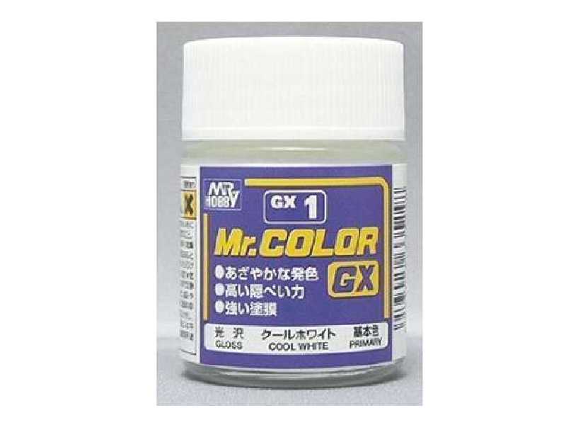 Mr.Color GX1 Cool White - błyszcząca - zdjęcie 1 Mr.Color GX1 Cool White - błyszcząca - zdjęcie 1