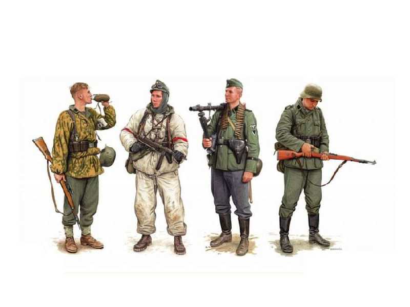 Niemiecka piechota - Rosja 1941-43 - zdjęcie 1 Niemiecka piechota - Rosja 1941-43 - zdjęcie 1
