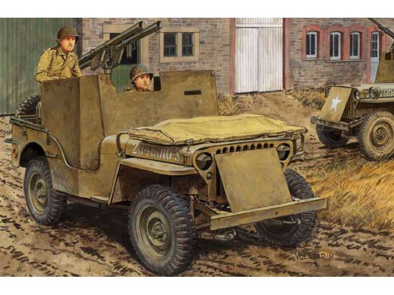 Jeep opancerzony z bazuką - zdjęcie 1 Jeep opancerzony z bazuką - zdjęcie 1